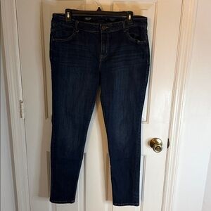 Simply Vera Vera Wang Dark Blue Skinny Jeans